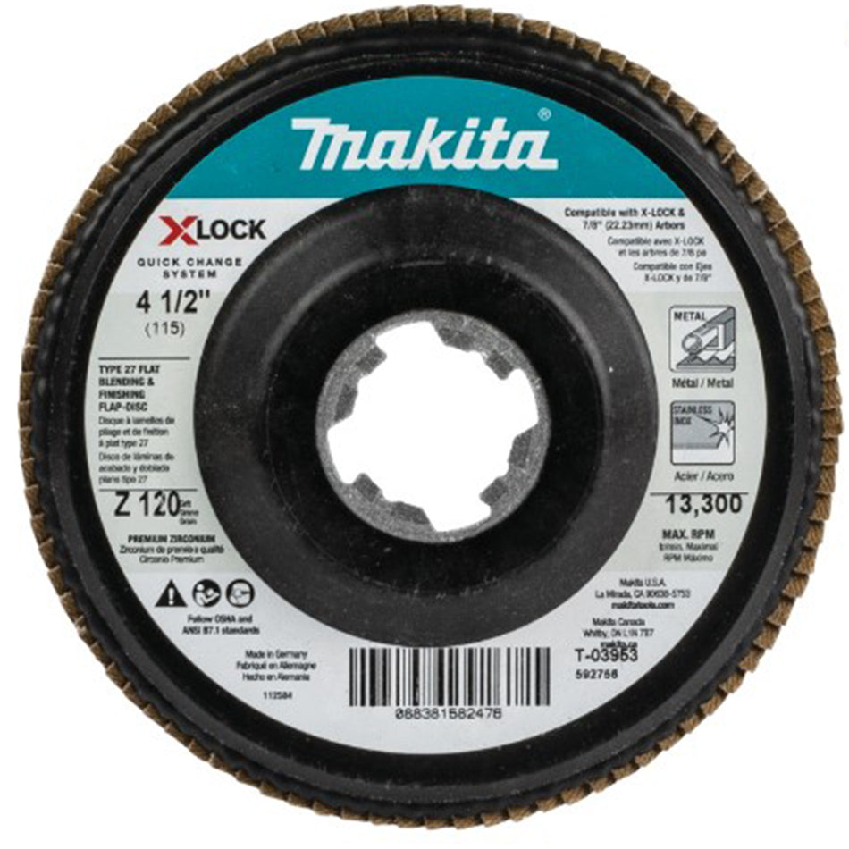 MULTIDISCO FLAP X-LOCK 4-1/2" G120