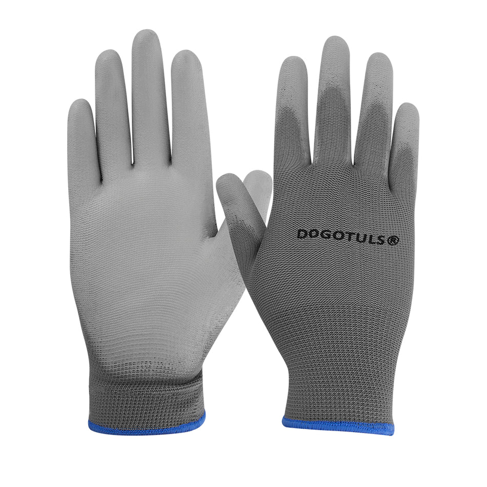 GUANTE NYLON PALMA POLIURETANO GRIS CH DOGOTULS JS3034