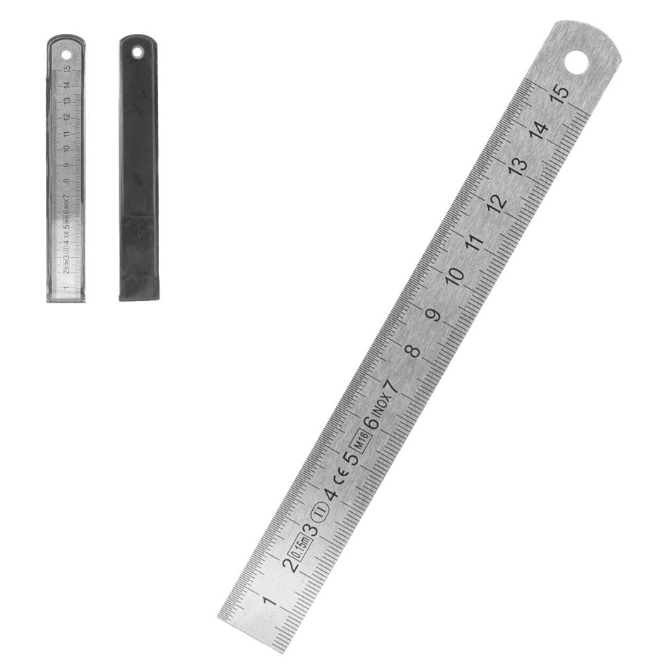 REGLA DE ACERO SEMI RIGIDA 6", WESTON