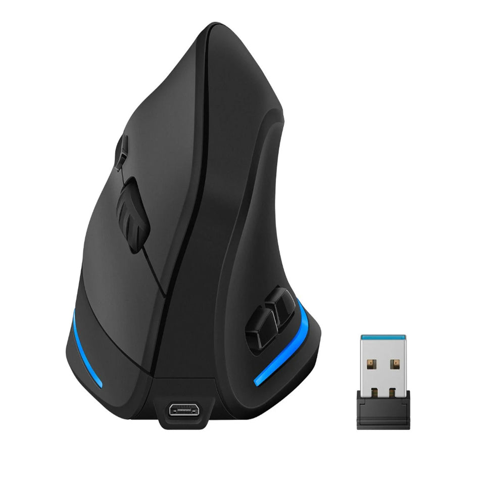 MOUSE INALAMBRICO VERTICAL CON BATERIA