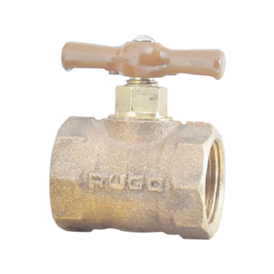 19MM.LLAVE DE PASO SIN PULIR, RUGO