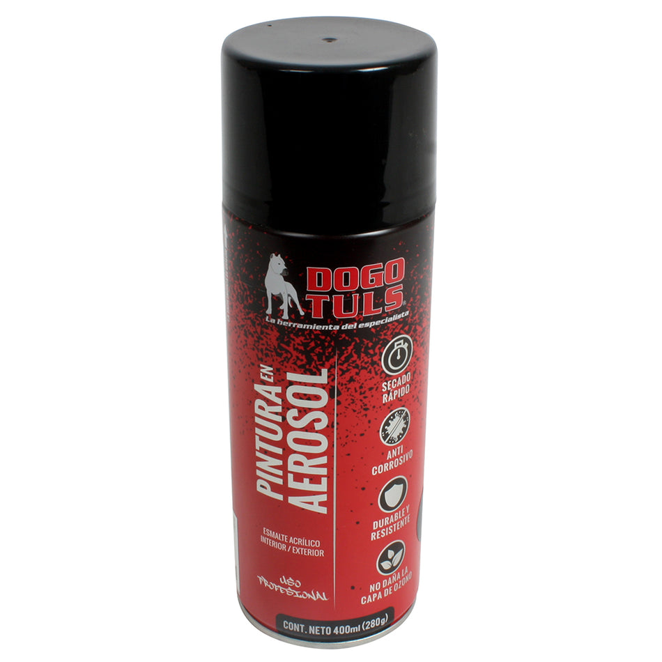 PINTURA AEROSOL MATE NEGRO DOGOTULS PA4034