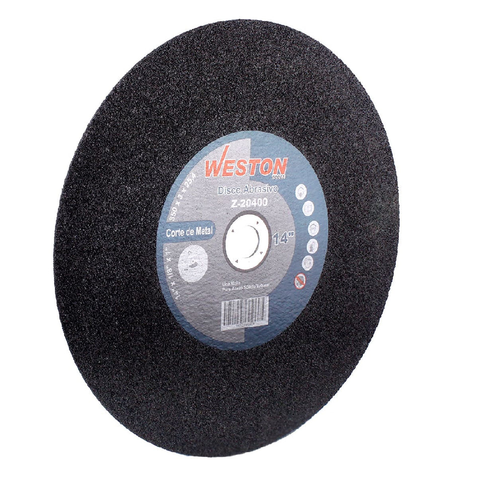 DISCO ABRASIVO 14" X 1/8" X 1" UNA MALLA