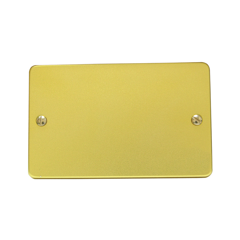 Placa ciega de aluminio, línea estándar, color oro Surtek 136610