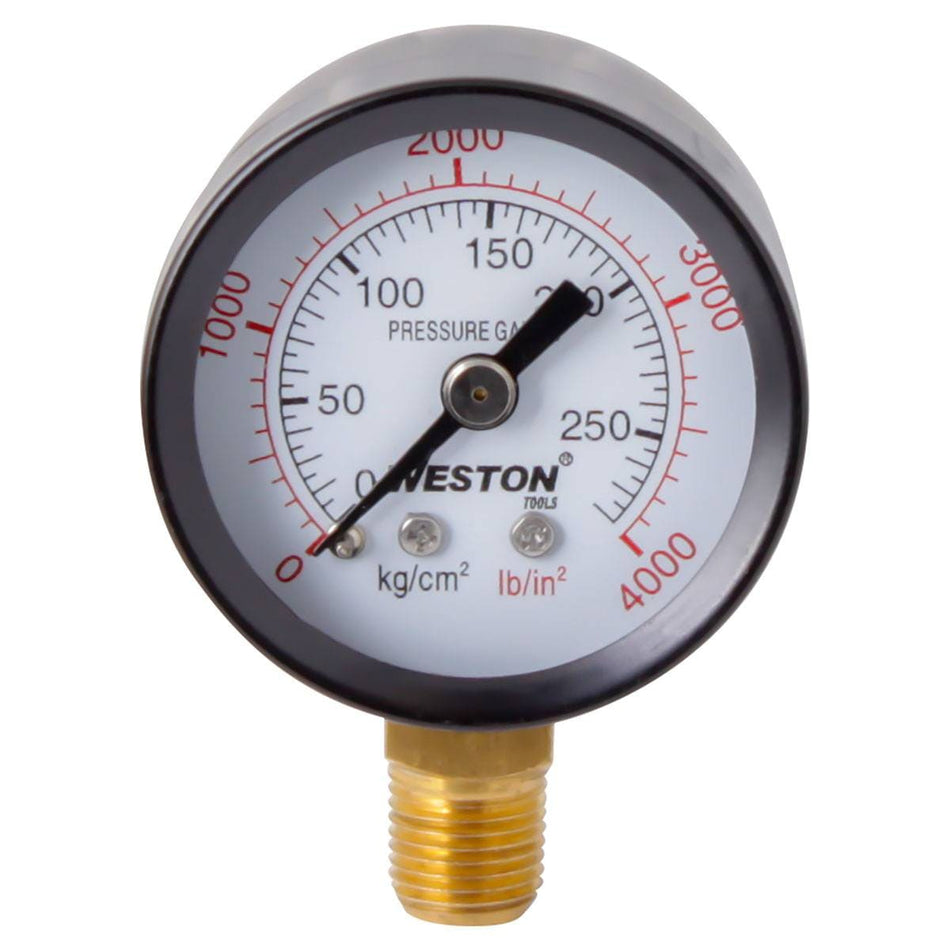 MANOMETRO 1-1/2" 1/8" NPT 21KGS/300LBS,