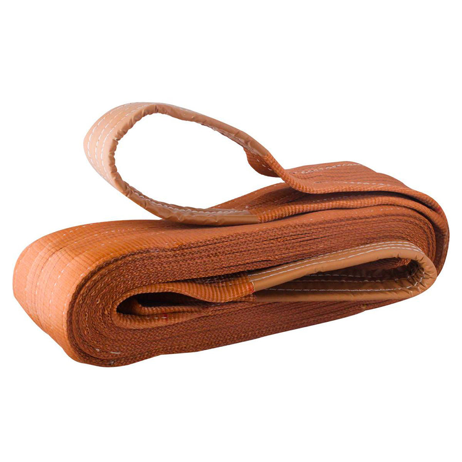 ESLINGA OJO A OJO POLIESTER CAFE 6T 10M