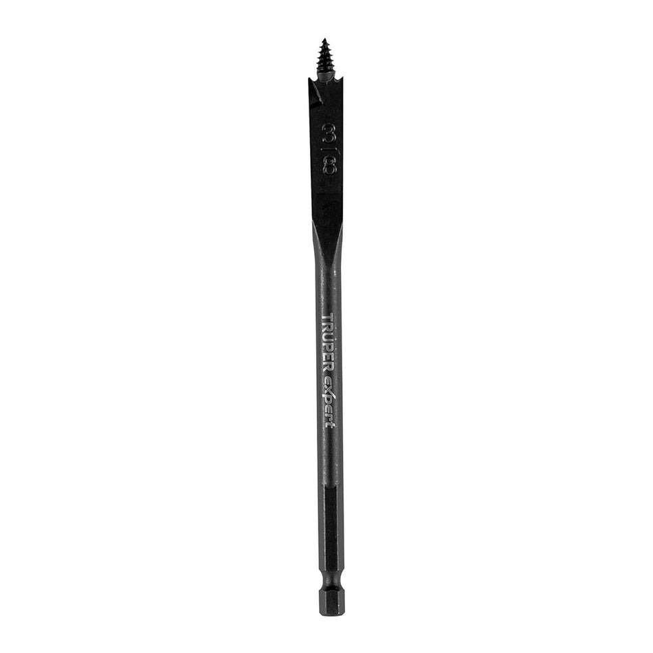 Broca plana de manita 3/8' para madera,