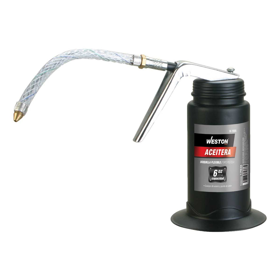 ACEITERA FLEXIBLE T/PISTOLA 6OZ, WESTON