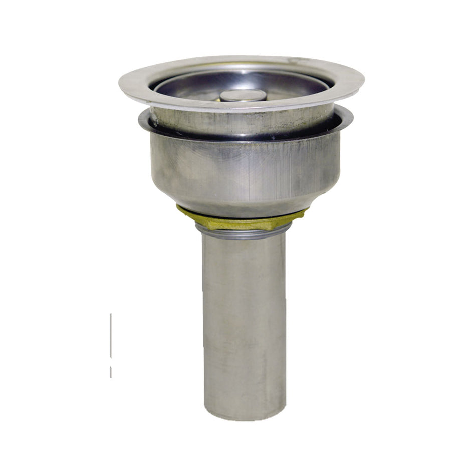 CONTRA CANASTA C/TUBO AC.INOX., RUGO