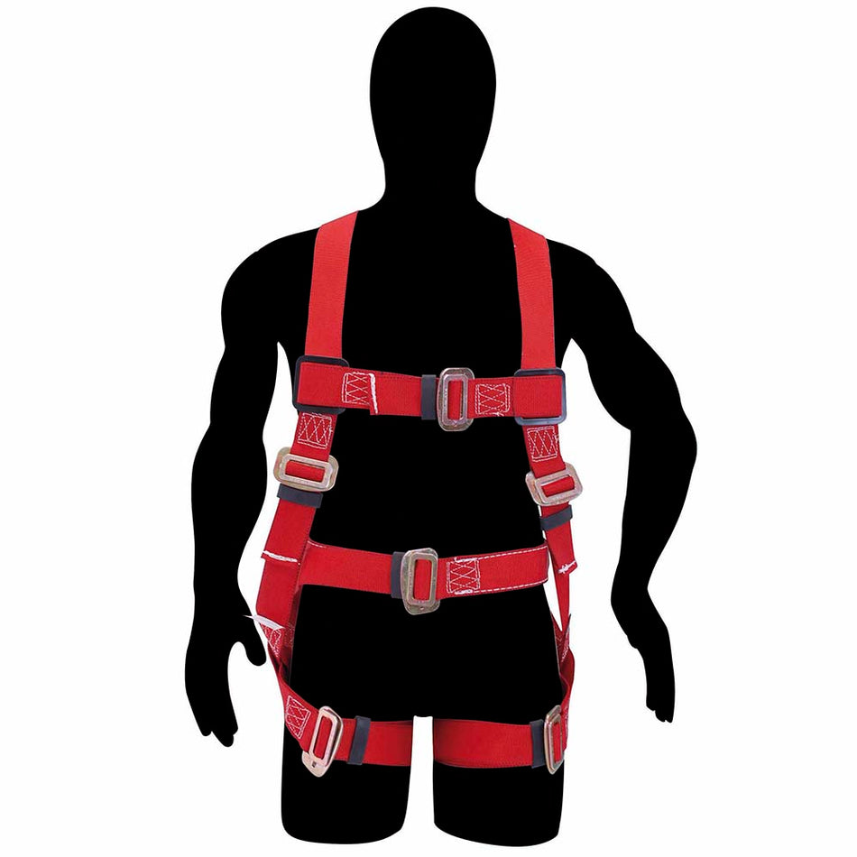 Arnés de seguridad contra caídas con cinturón, talla 36-40 Urrea USA5A