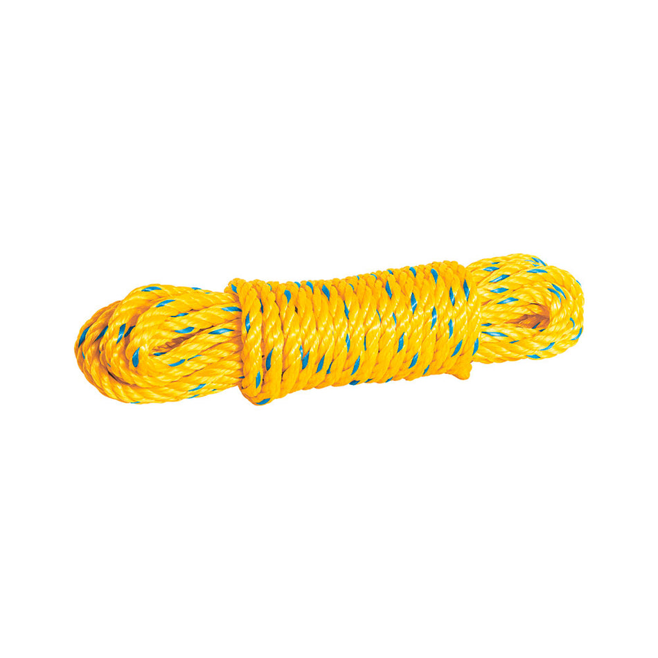 Madeja de cuerda amarilla de polipropile