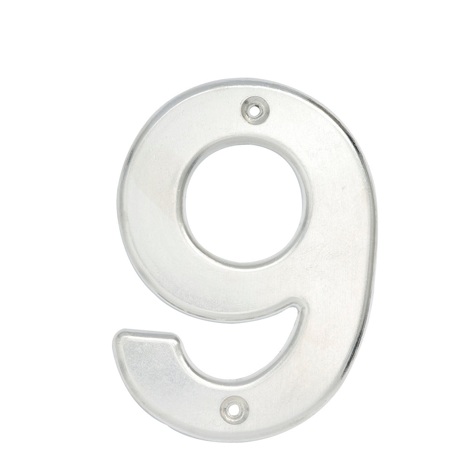 Número 9 bold 4" níquel satinado Lock L609C