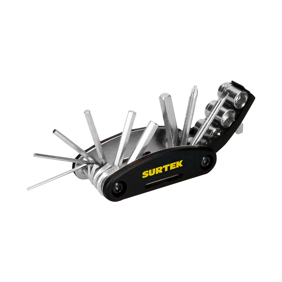 Pinza multiherramientas para bicicleta 15 en 1 Surtek MCI15