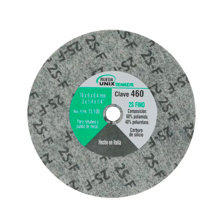 Disco unix de carburo de silicio grano f