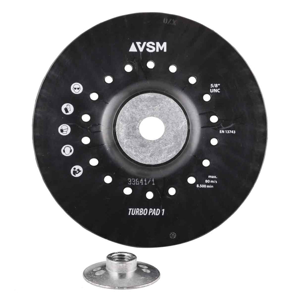 RESPALDO P/DISCO DE LIJA (VSM) 7" (5/8 U