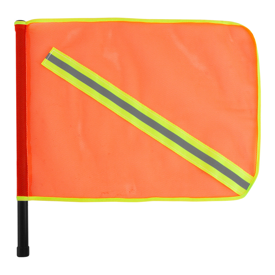BANDEROLA D MALLA NARANJA CON REFLEJANTE DOGOTULS BL3102