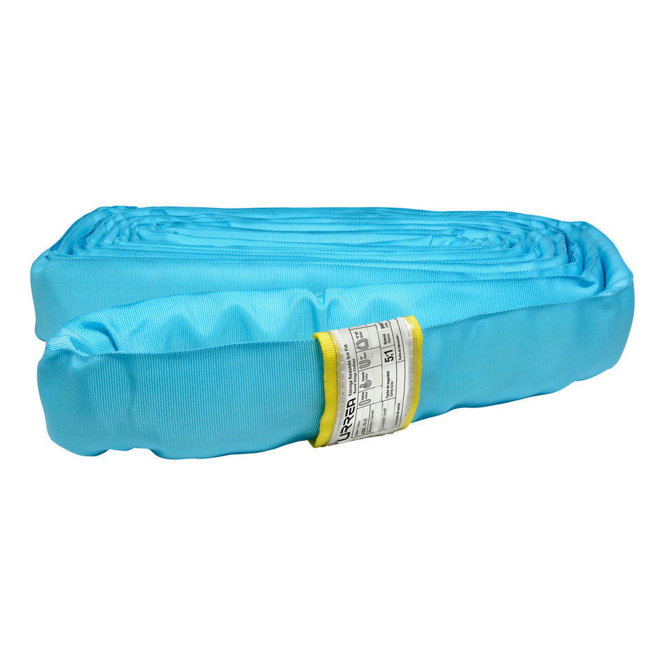 Eslinga de poliéster redonda sin fin azul 7 m, 9 ton Urrea ER97
