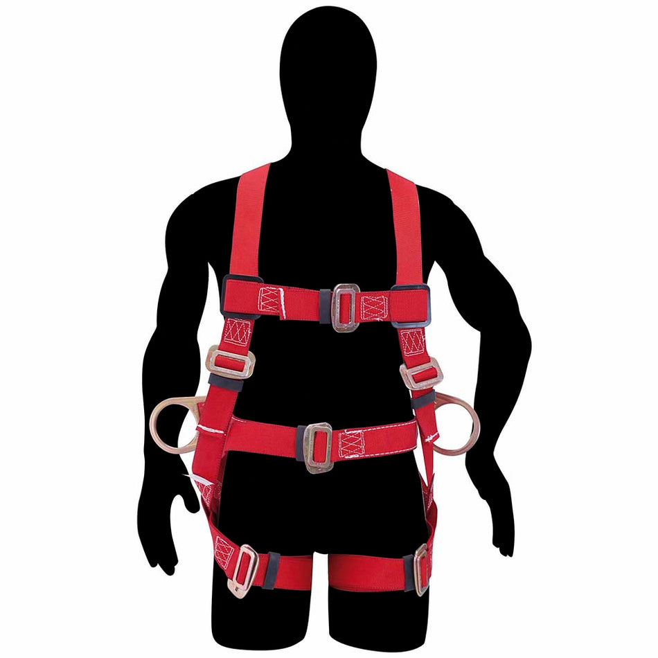 Arnés de seguridad de posicionamiento con cinturón, talla 40-44 Urrea USA6B