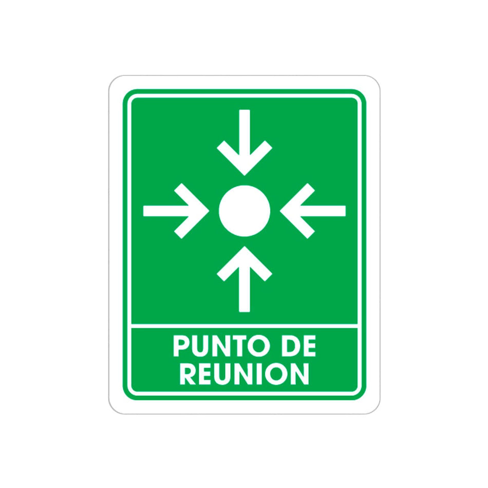 SEÑALAMIENTO PUNTO REUNION 25 X 35CM, WE