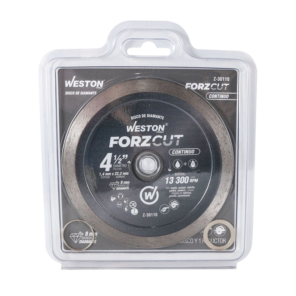 DISCO DE DIAMANTE RIN CONTINUO 4-1/2" FO