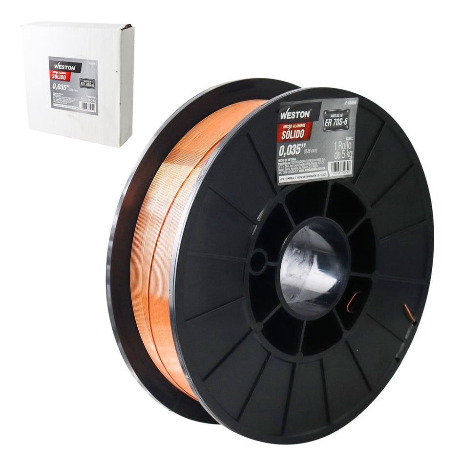 SOLDADURA MICROALAMBRE SÓLIDO 70S-6 0.03