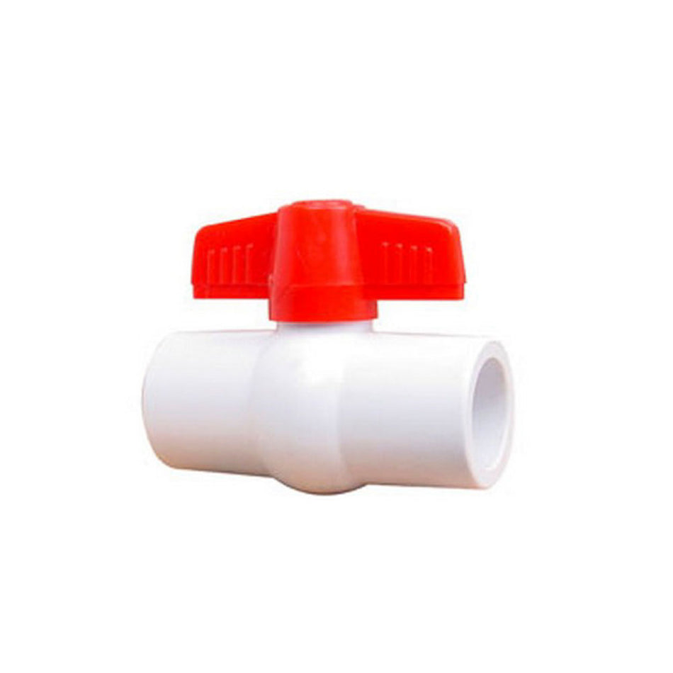 13MM.VALVULA D/ESFERA ROSCAR PVC, RUGO
