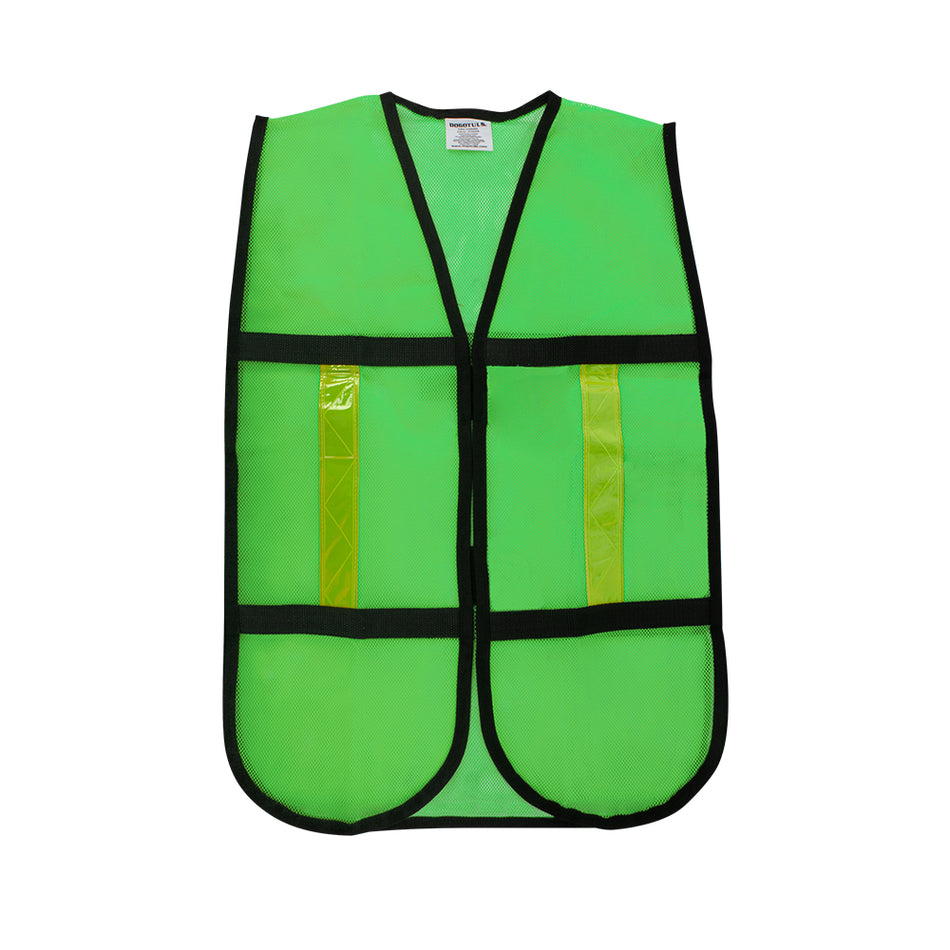 CHALECO MALLA VERDE DE SEGURIDAD D2 DOGOTULS JY3009