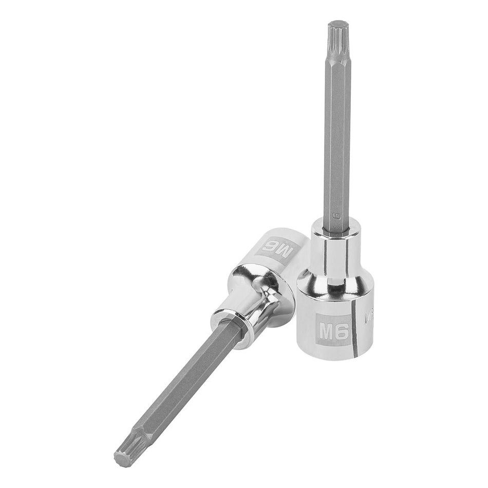 Dado punta larga bristol M6, cuadro 1/2'