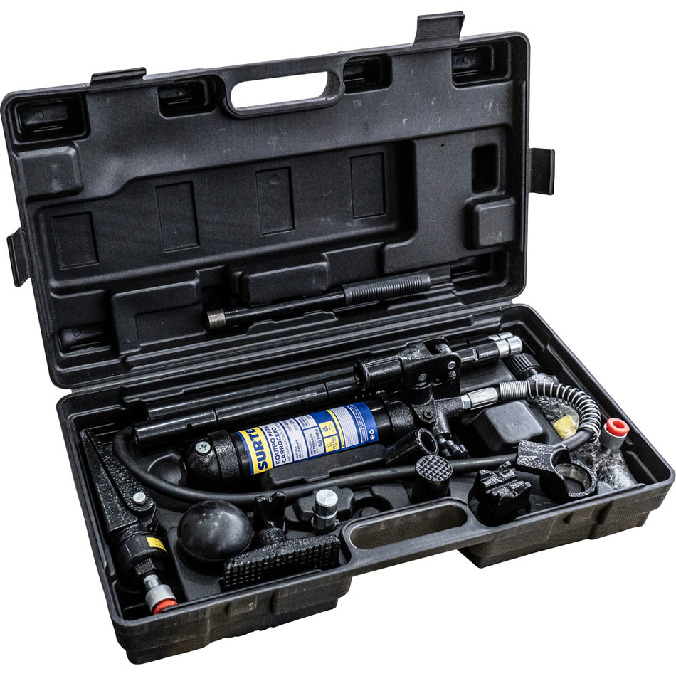 Equipo hidráulico para carrocero 4 toneladas, 14 piezas Surtek EQC4