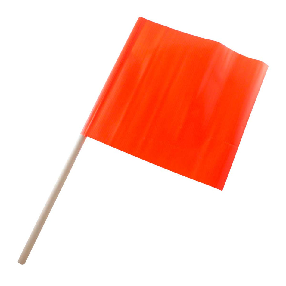 BANDEROLA D/SEGURIDAD NARANJA 30*30CM MA