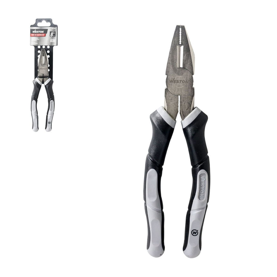 PINZAS DE ELECTRICISTA 8" (CAJA C/6 PZAS