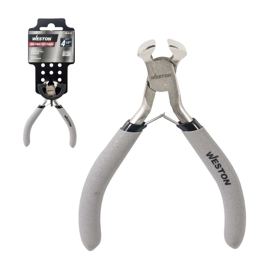 MINIPINZA TIPO TENAZA 4.5" (CAJA C/6 PZA