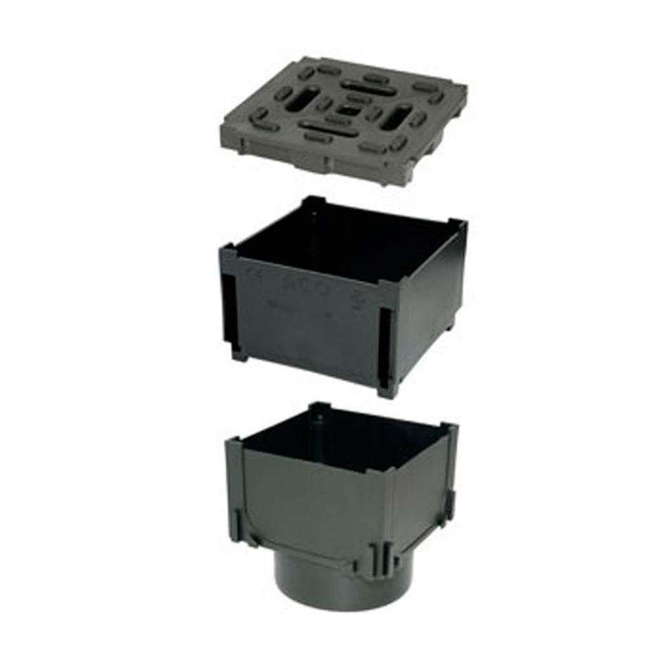 ESQUINERO HEXALINE D/PLAST NEGRO C/4 SAL