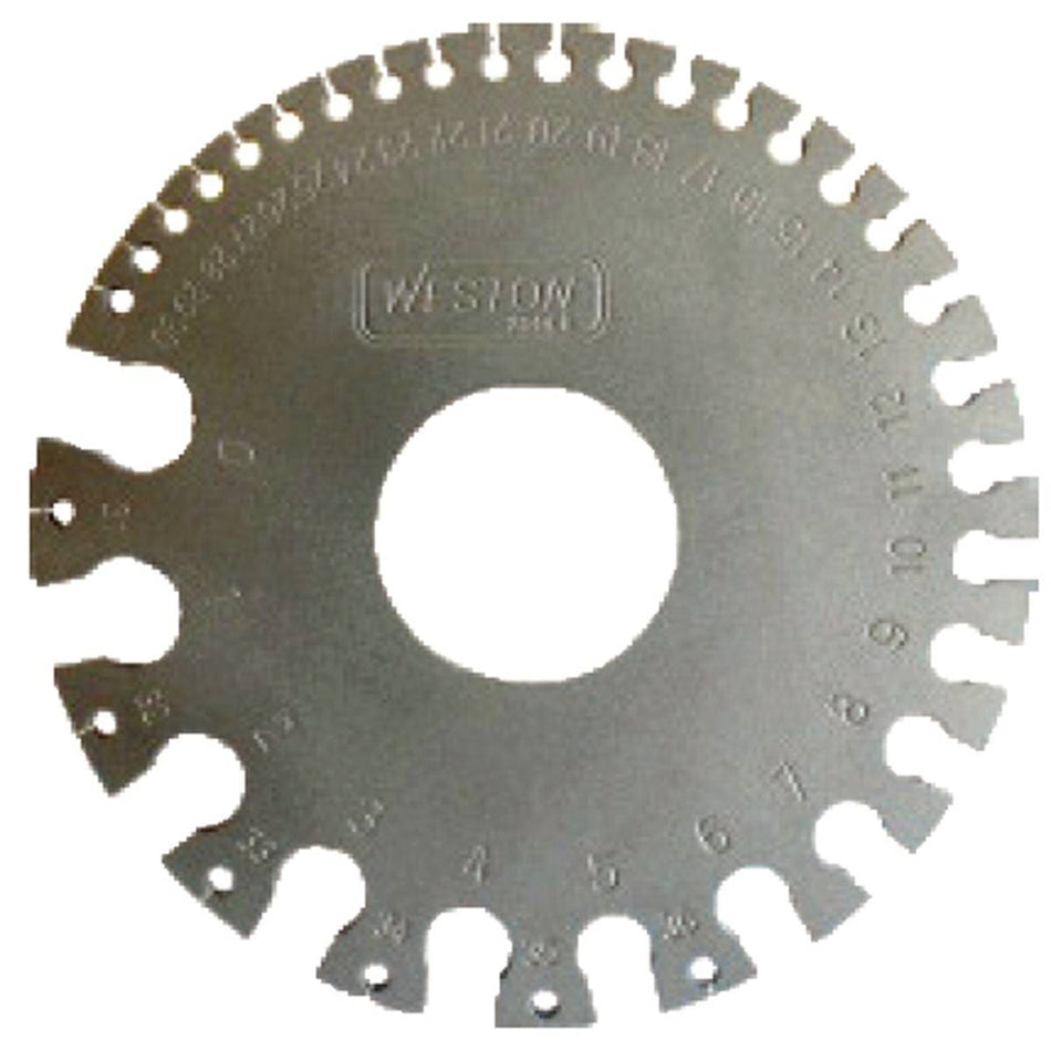 GAUGE/CALIBRADOR P/ALAMBRES 0 - 36 (0.31