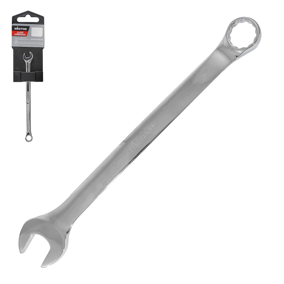 LLAVE COMBINADA CrV PULIDO ESPEJO METRIC