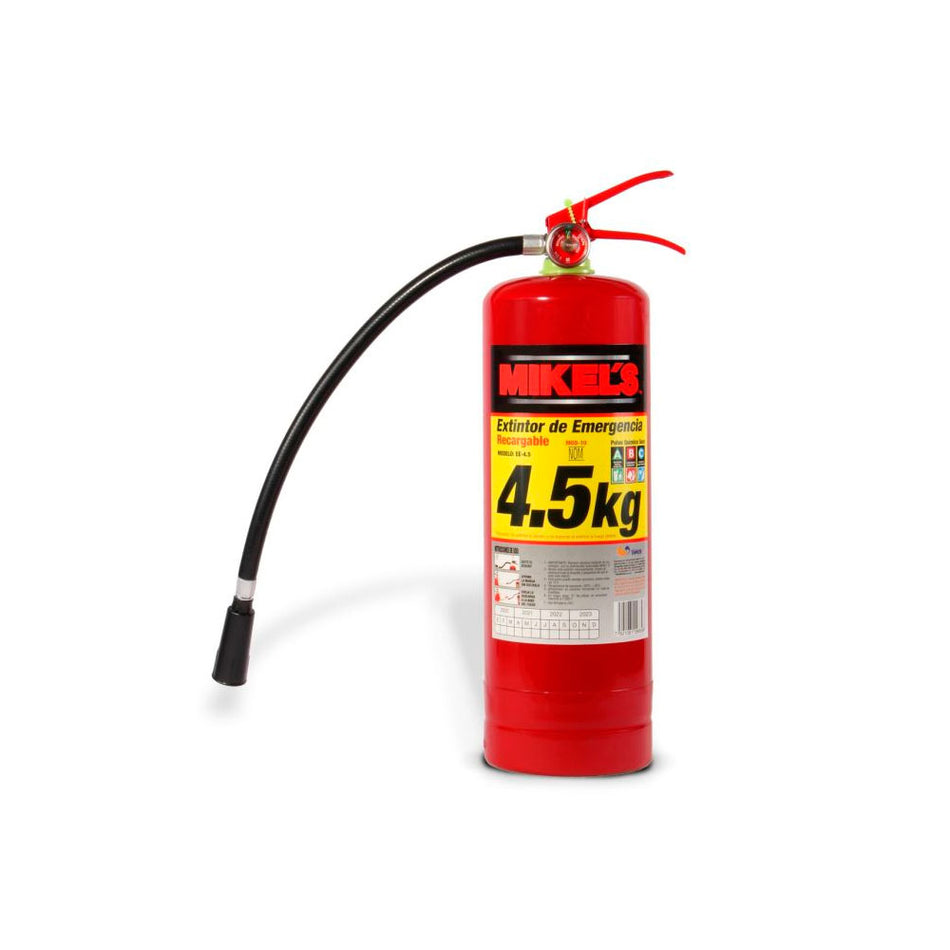 Extintor de emergencia recargable (4.5 k MIKELS EE-4.5