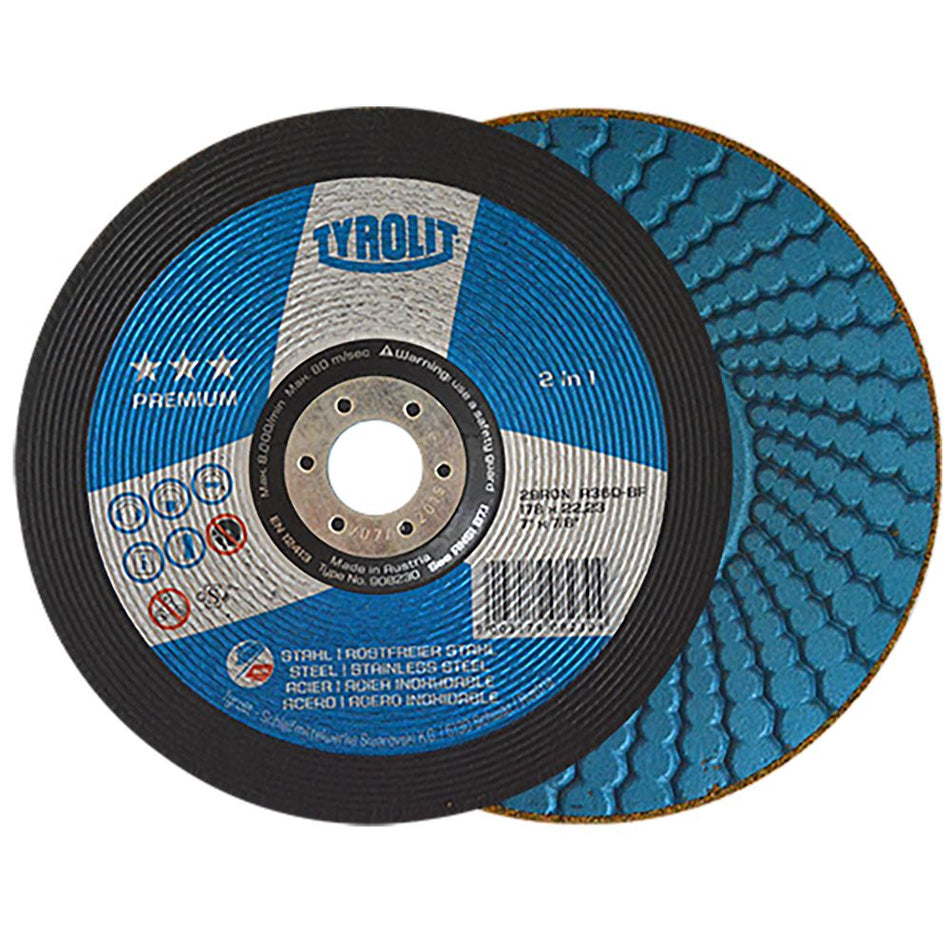 Disco abrasivo para desbaste de acero y