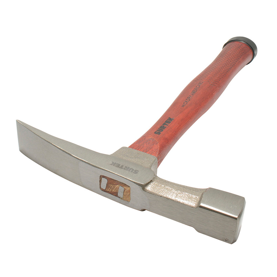 Martillo para albañilería con mango de madera 13", 24 oz Surtek 117018