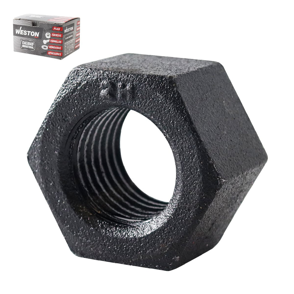 TUERCA HEX. GR. 2H NEGRA 5/8-11 (Precio