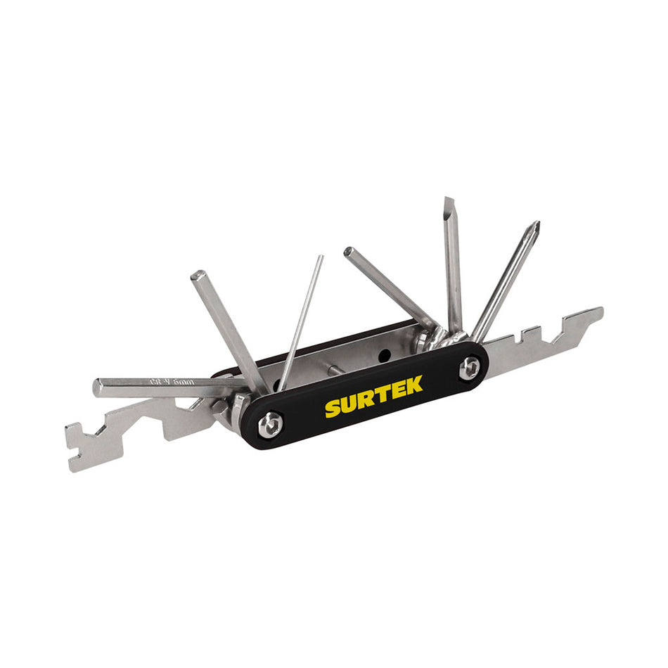 Pinza multiherramientas para bicicleta 10 en 1 Surtek MCI10