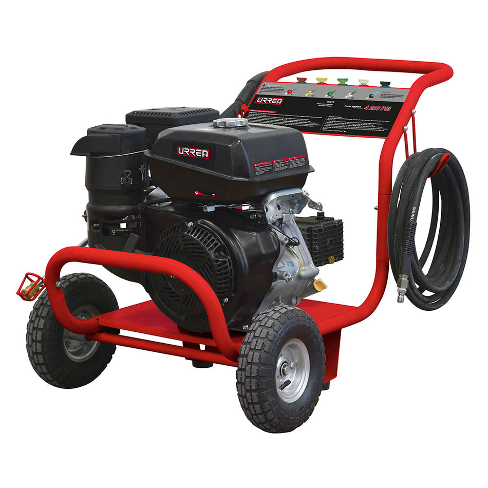 Hidrolavadora a gasolina 14 HP 4200 PSI, 12.1 Lt por minuto Urrea HG914