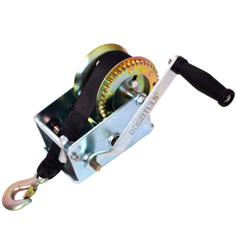 RESTIRADOR MANUAL 2000LBS BANDA Y GANCHO DOGOTULS RH5010