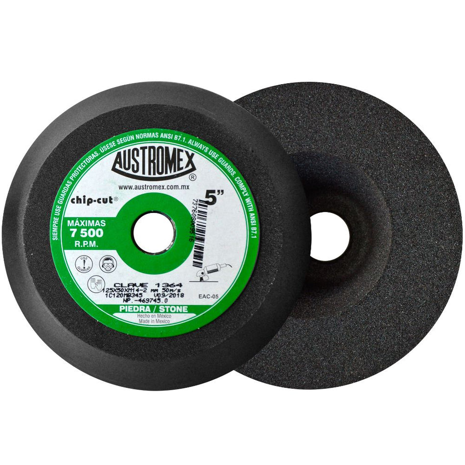 Copa abrasiva de 125 x 50 x M14-2 mm par