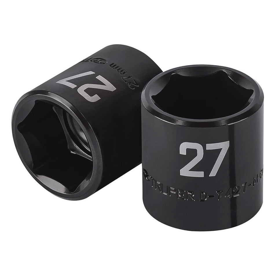 Dado de impacto de 27 mm, 6 puntas, cuad