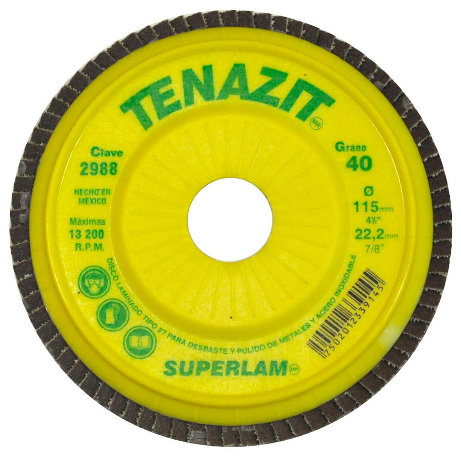 Disco laminado, especificación SUPERLAM