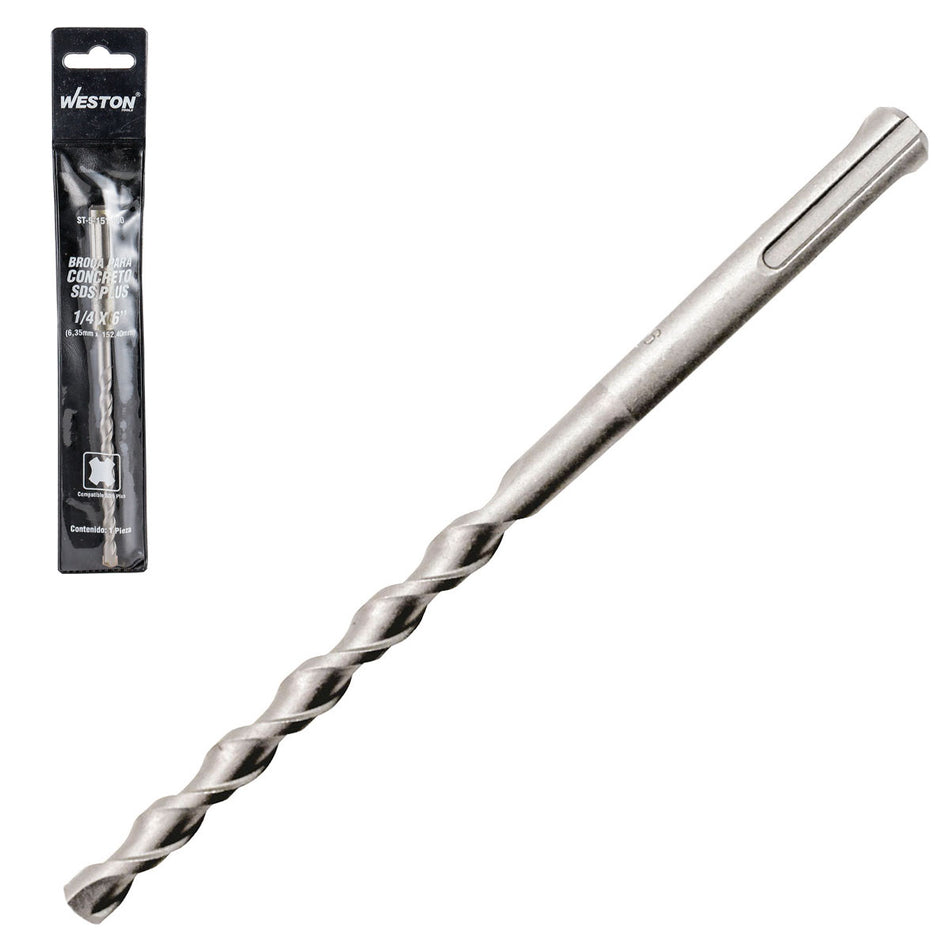 BROCA CONCRETO 1/4 X 6" SDS, WESTON