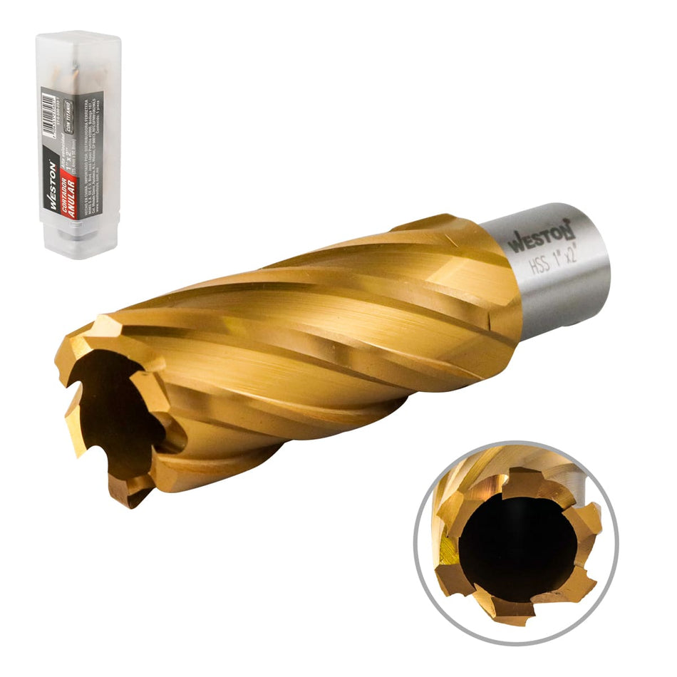 CORTADOR ANULAR C/TITANIO 1 x 2", WESTON