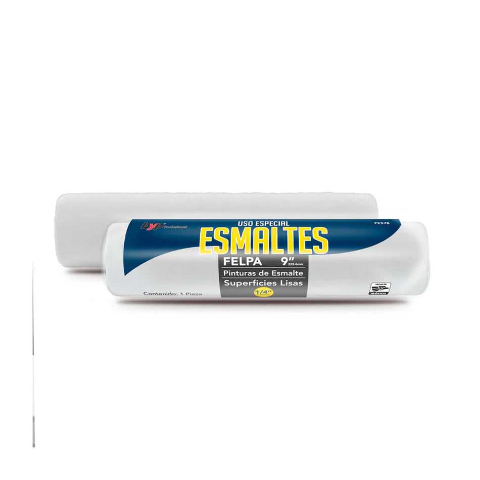 FELPA ESMALTE 9" X 1/4", BYP