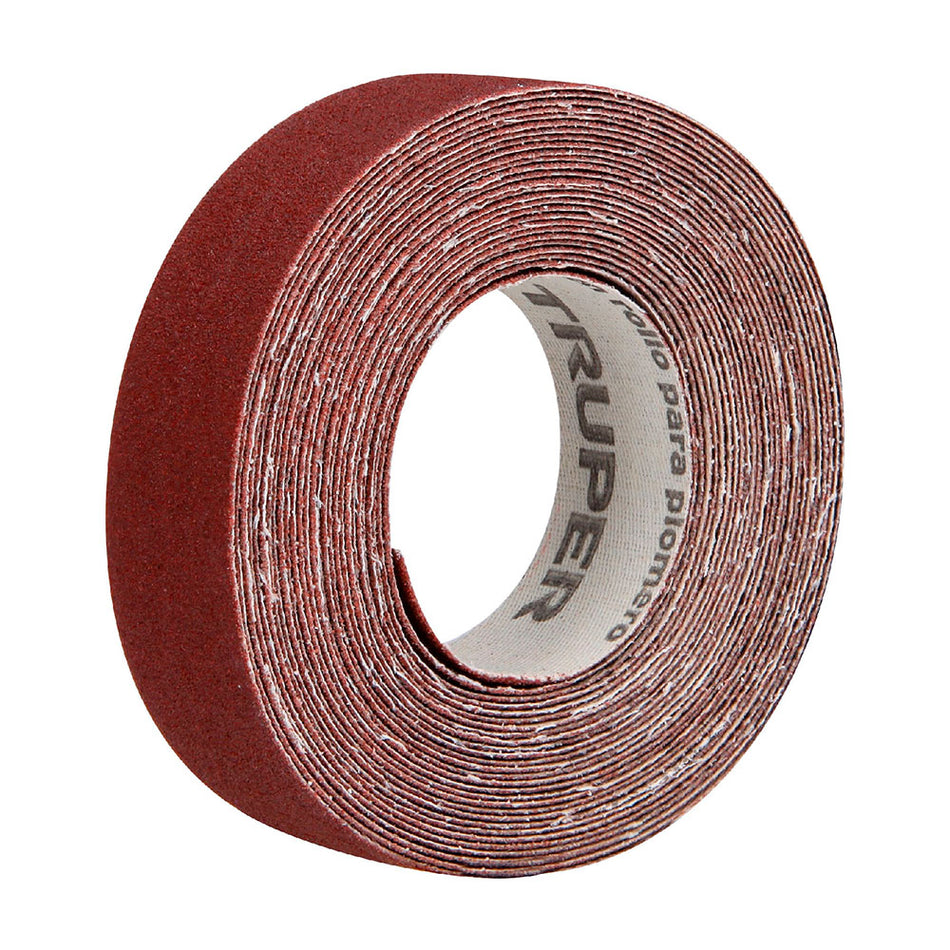 Rollo de 5 m de lija para plomero grano