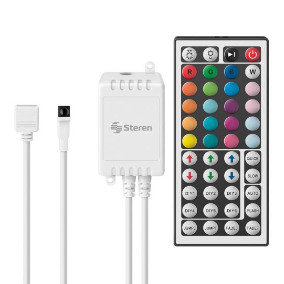CONTROLADOR P/TIRA DE LED RGB CONT. REMO